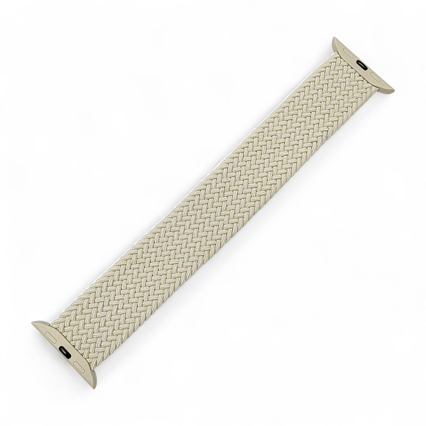 Premium Braided Solo Loop Watch Strap For Apple Watch Starlight - Wrist Envy