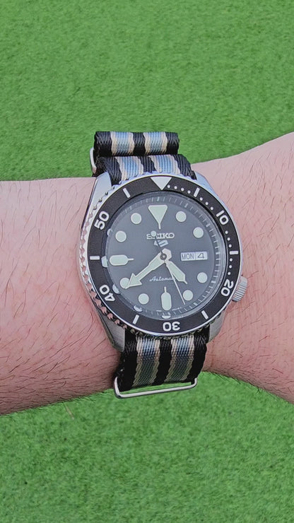 Superior Quality Nylon NATO Watch Strap Band Black Red Green James Bond 007 18mm 20mm 22mm