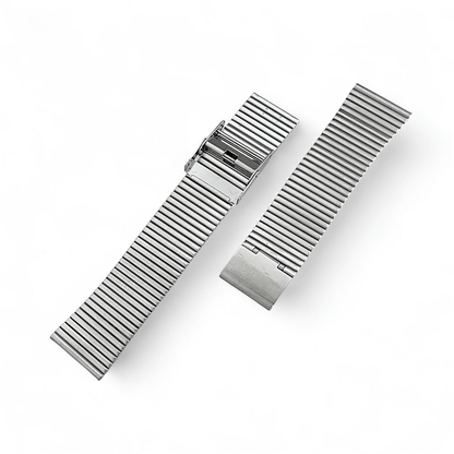 Retro Metal Watch Bracelet 316L Stainless Steel 20mm 22mm - Wrist Envy