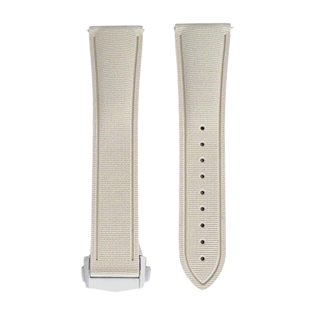 FKM Rubber Watch Strap Band Deployment Clasp Divers Quick Release 20mm 21mm 22mm