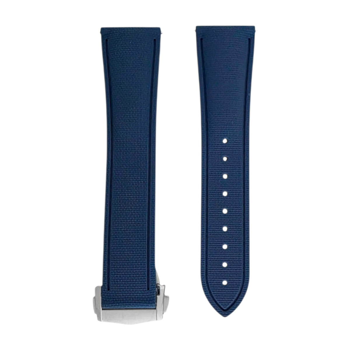 FKM Rubber Watch Strap Band Deployment Clasp Divers Quick Release 20mm 21mm 22mm