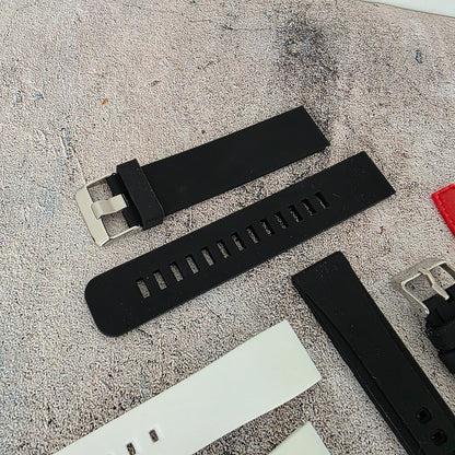 Rubber Watch Straps 20mm Job Lot x10 RRP £120 Two Piece Mixed Colours UK - Wrist Envy