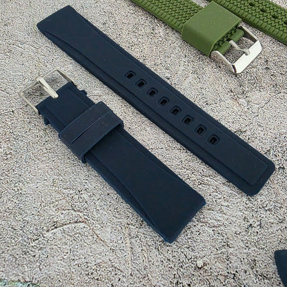 Rubber Watch Straps 20mm Job Lot x10 RRP £130 Two Piece Mixed Colours UK - Wrist Envy