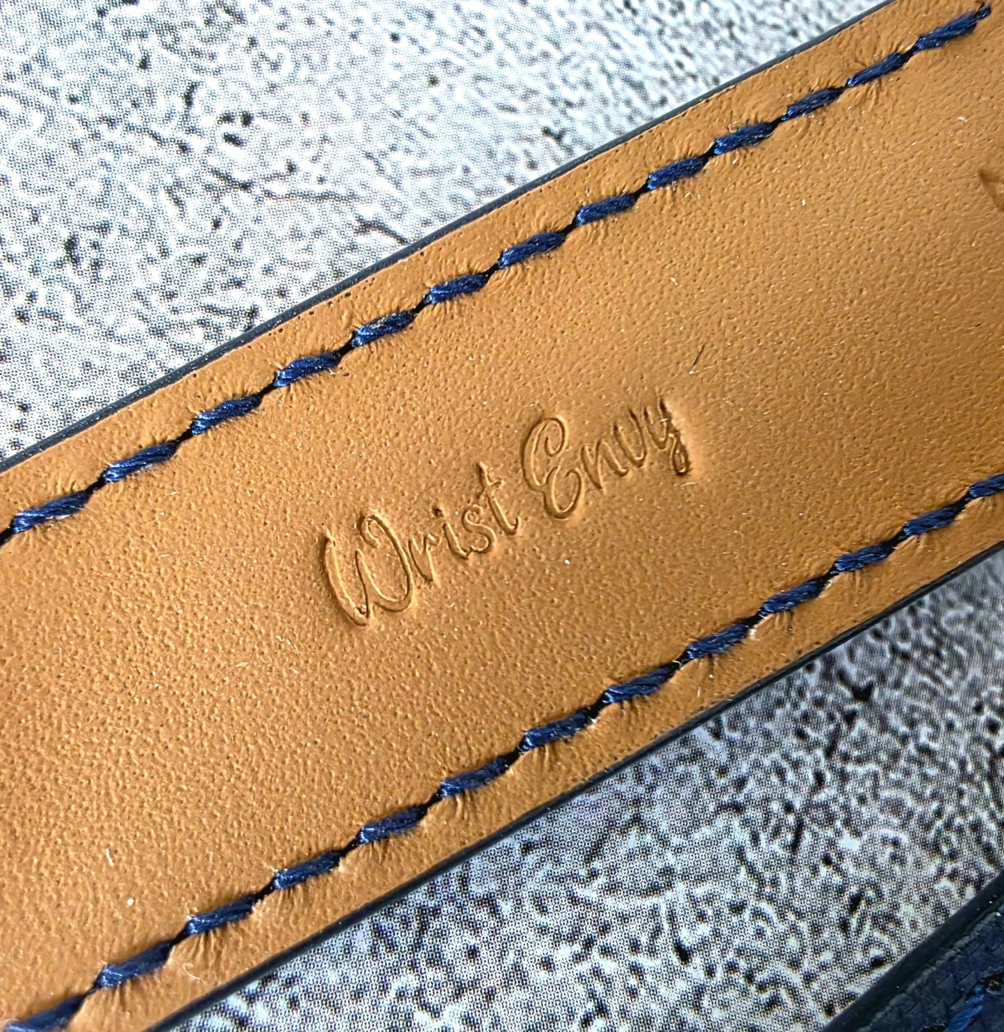 Sailcloth Deployant Watch Strap Band 20mm Blue - Wrist Envy