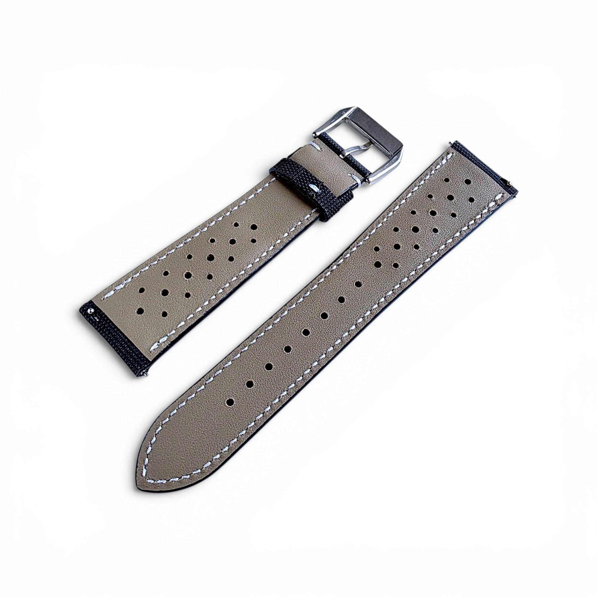 Sailcloth Rally Watch Strap - Custom Made To Order - Wrist Envy