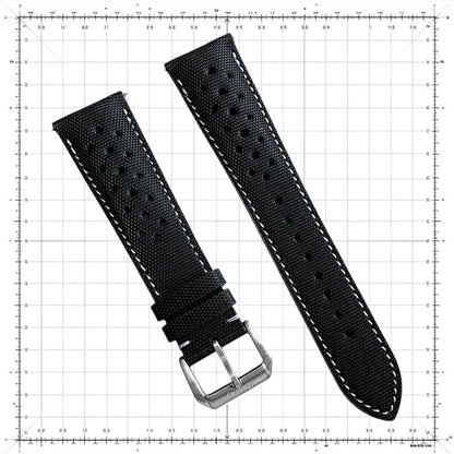 Sailcloth Rally Watch Strap - Custom Made To Order - Wrist Envy