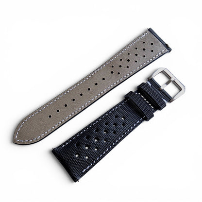 Sailcloth Rally Watch Strap - Custom Made To Order - Wrist Envy