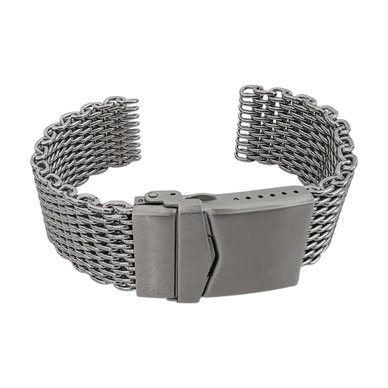 Shark Mesh Watch Bracelet XL Wrists Only 316L Stainless Steel