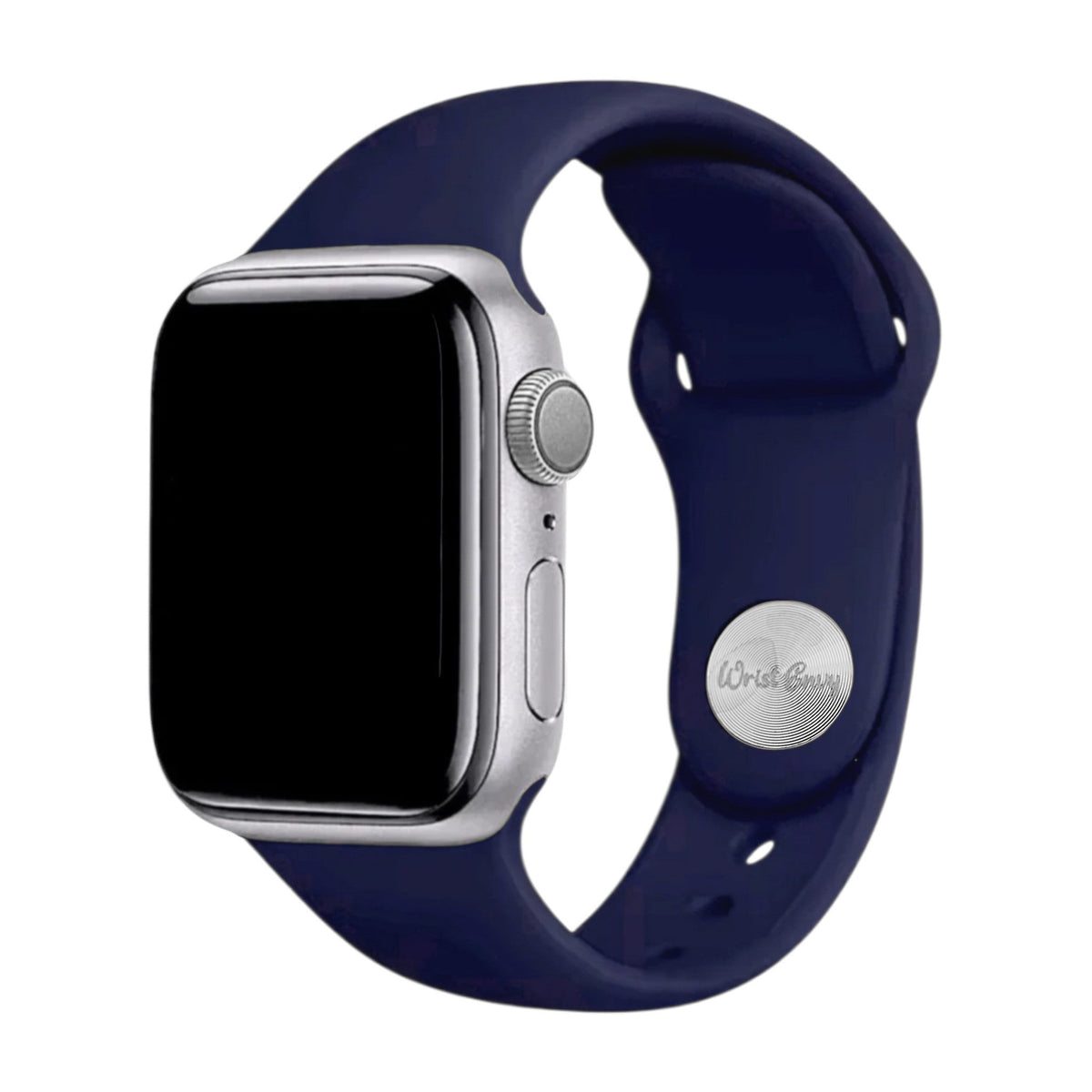 Soft Silicone Watch Strap For Apple Smart Watch Dark Saphire - Wrist Envy