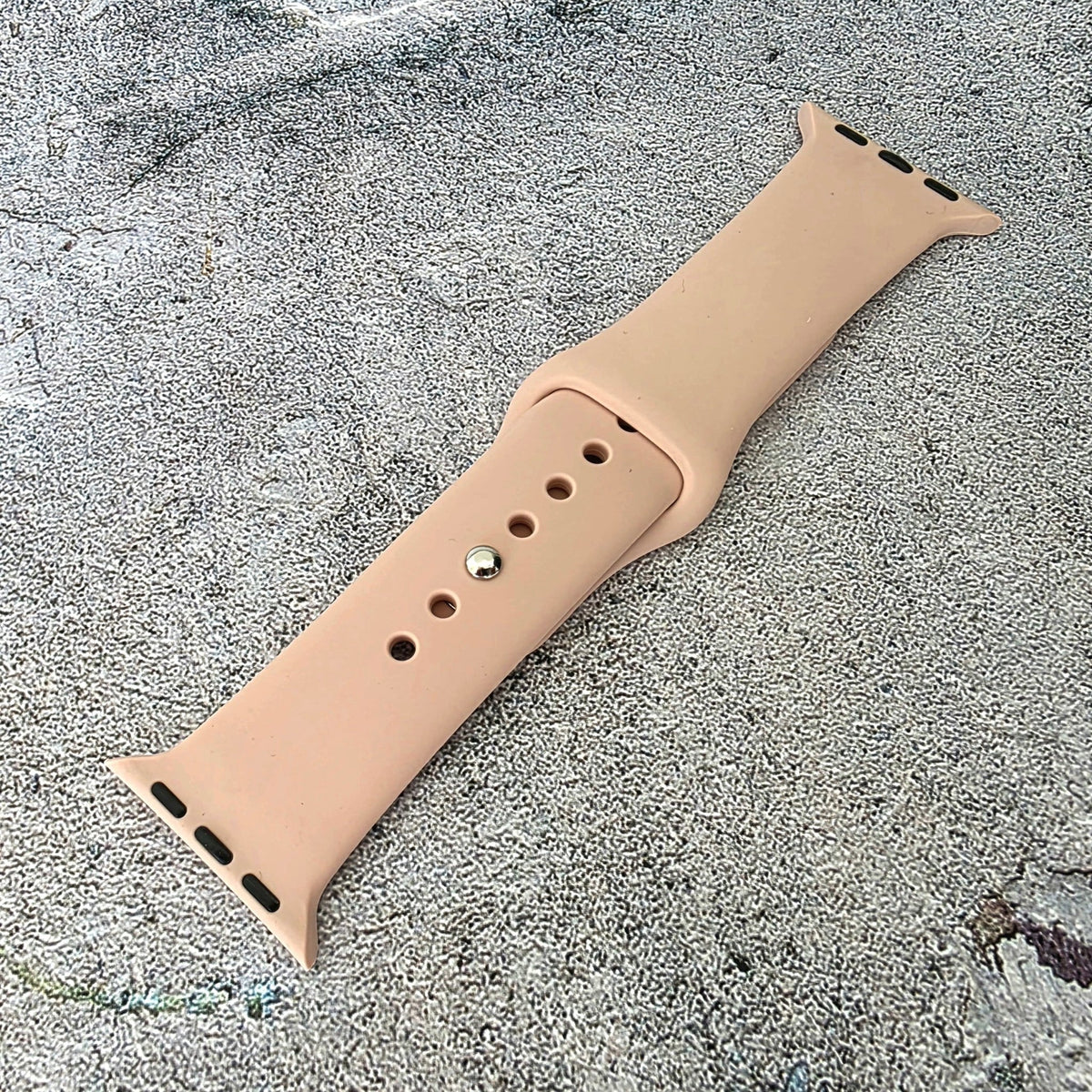 Soft Silicone Watch Strap For Apple Smart Watch Dusty Pink - Wrist Envy