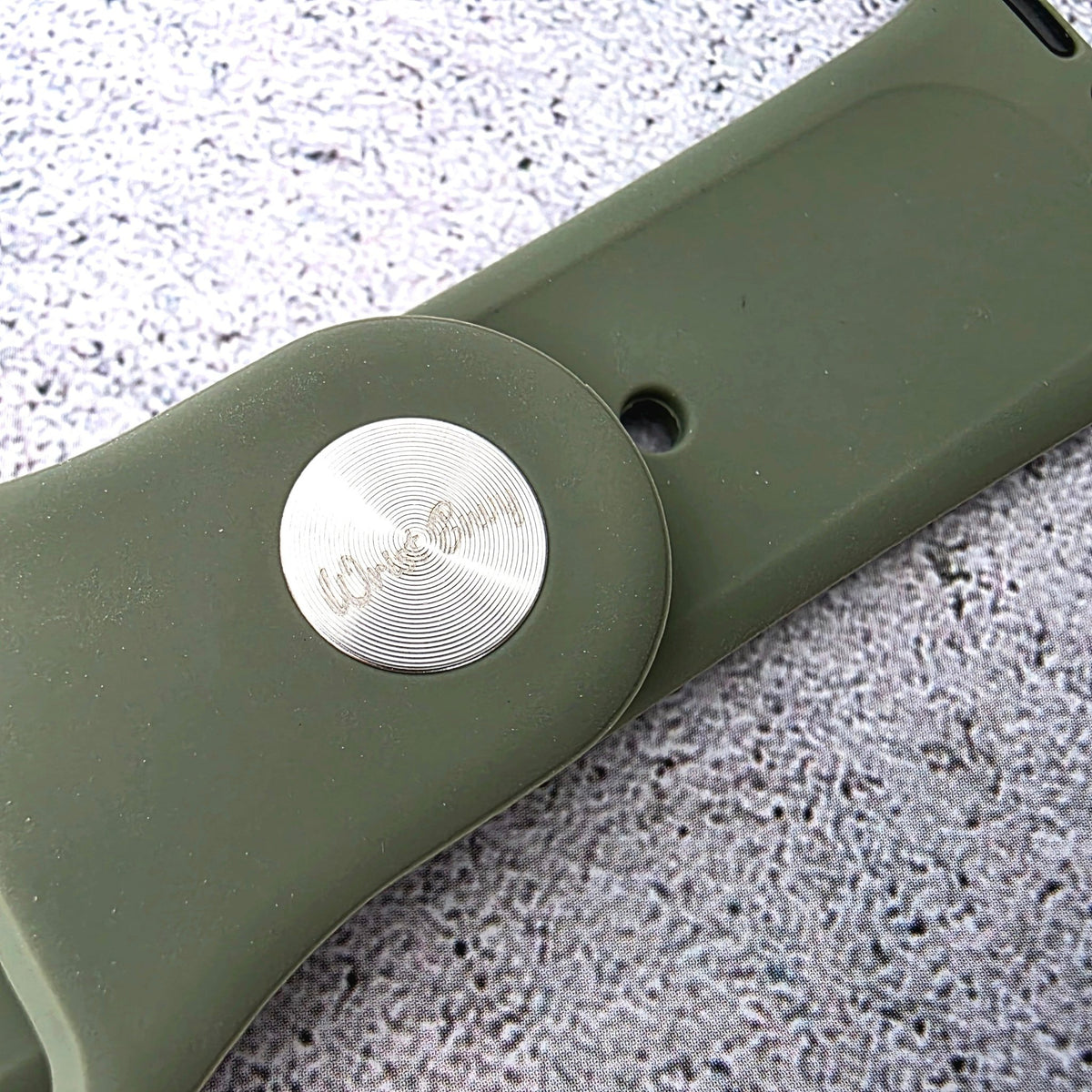 Soft Silicone Watch Strap For Apple Smart Watch Olive - Wrist Envy
