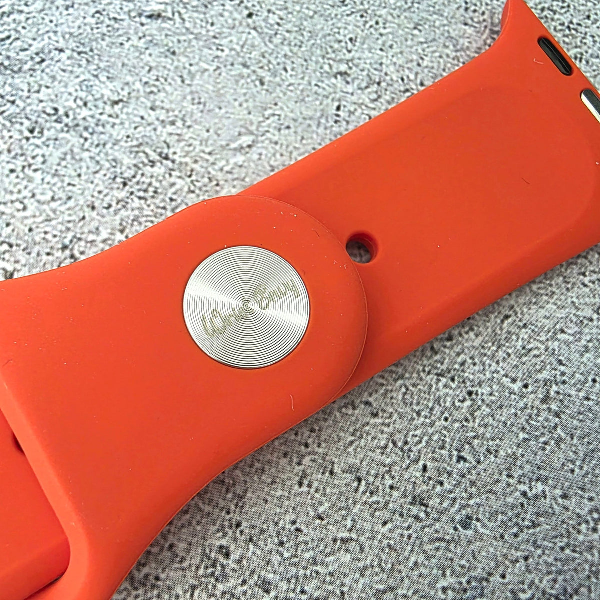 Soft Silicone Watch Strap For Apple Smart Watch Orange - Wrist Envy