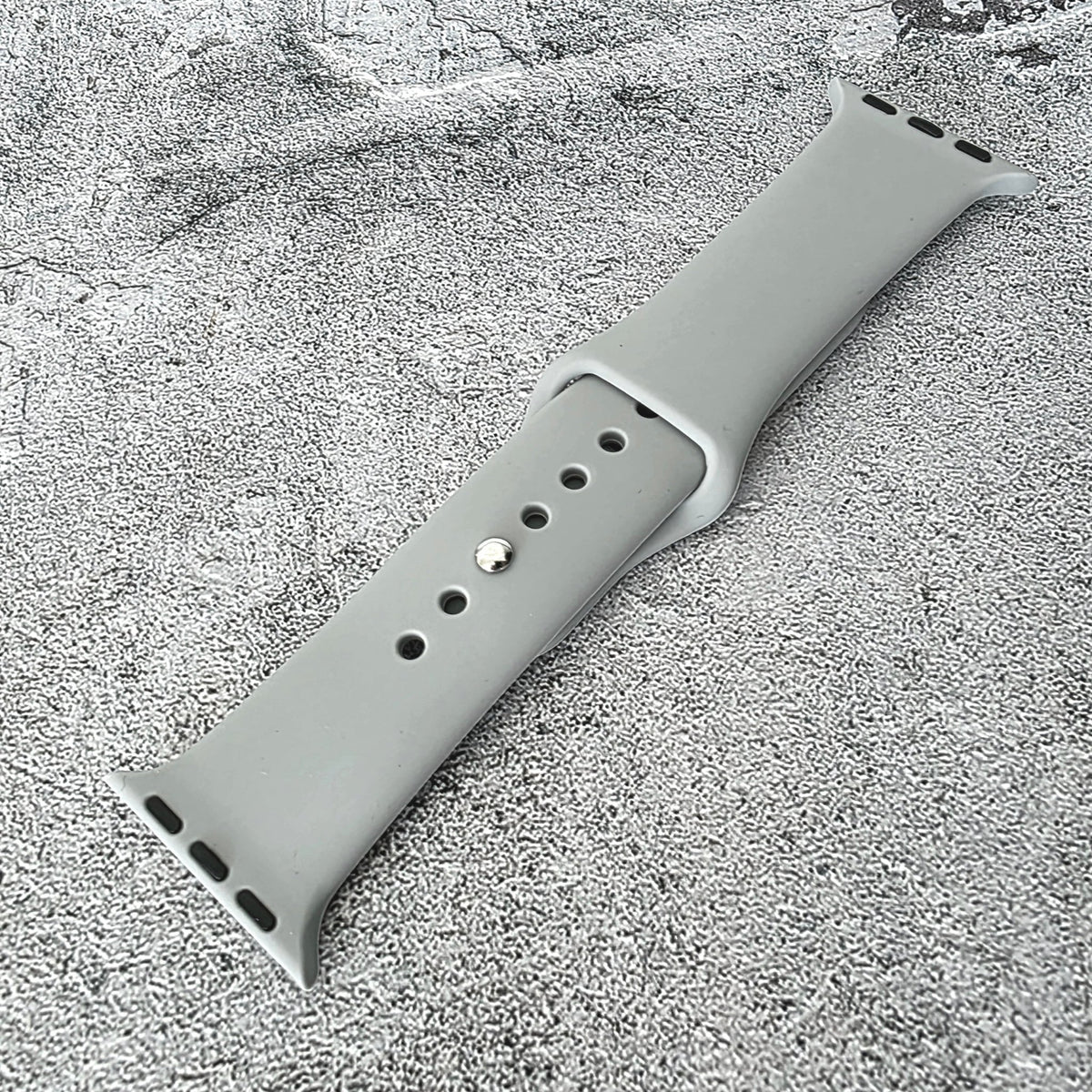 Soft Silicone Watch Strap For Apple Smart Watch Pastel Grey - Wrist Envy