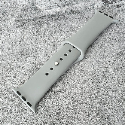 Soft Silicone Watch Strap For Apple Smart Watch Pastel Grey - Wrist Envy