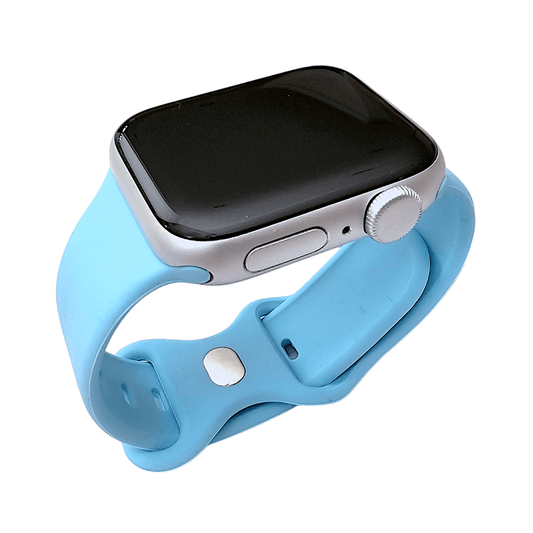 Soft Silicone Watch Strap For Apple Watch Blue - Wrist Envy