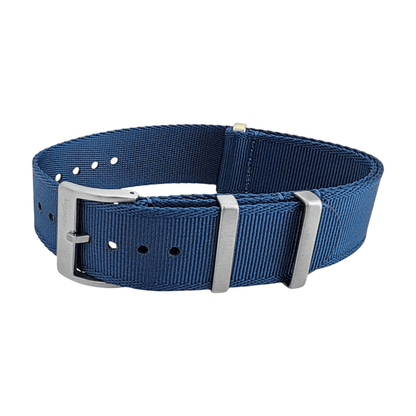 Sovereign Luxury Nylon Watch Strap Military 18mm 20mm 22mm Royal Blue - Wrist Envy