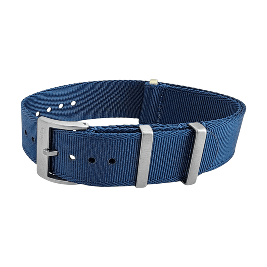 Sovereign Luxury Nylon Watch Strap Military 18mm 20mm 22mm Royal Blue - Wrist Envy