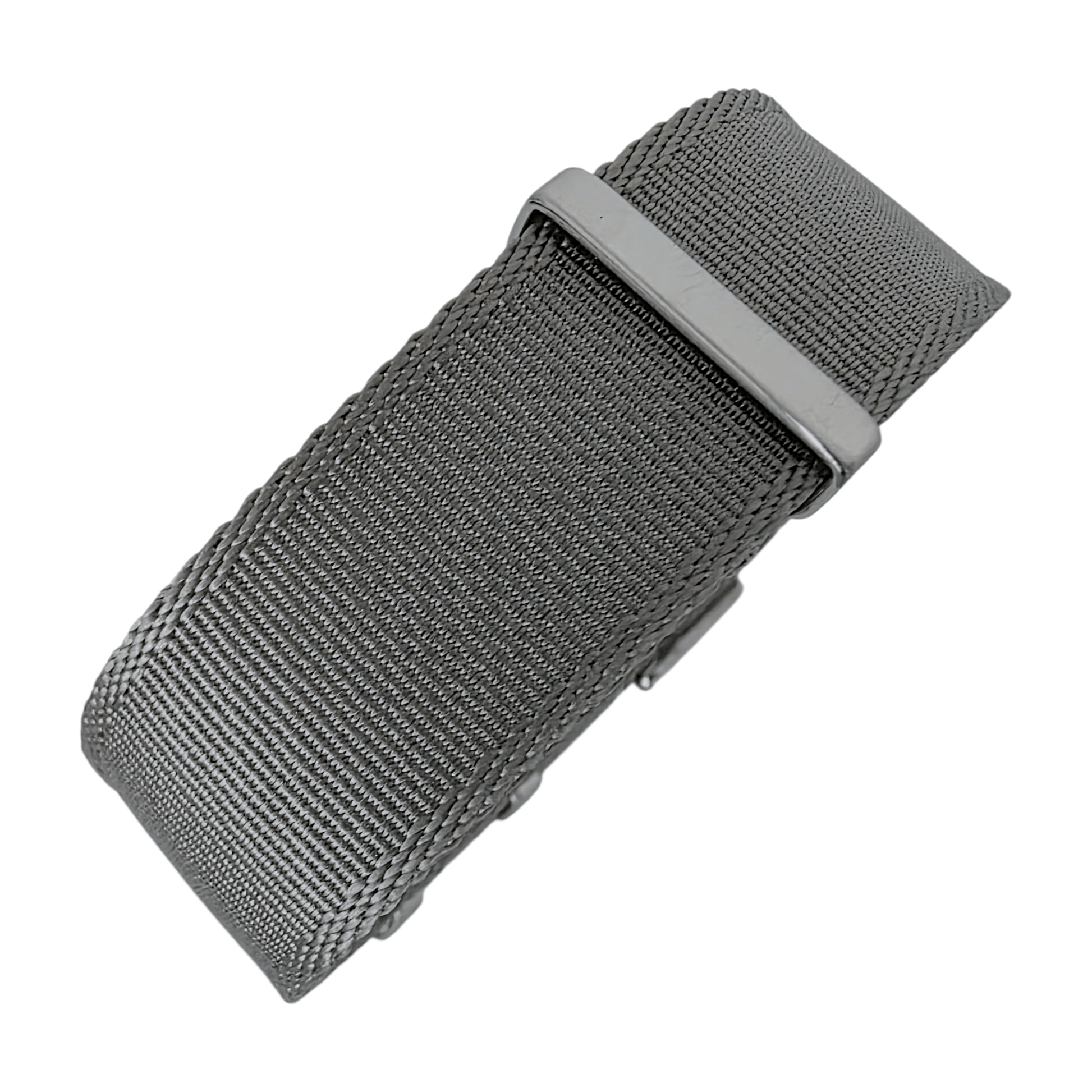 Sovereign Luxury Nylon Watch Strap Military 18mm 20mm 22mm Silver Grey - Wrist Envy