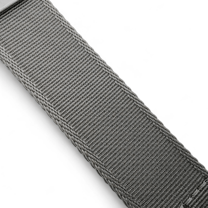 Sovereign Luxury Nylon Watch Strap Military 18mm 20mm 22mm Silver Grey - Wrist Envy