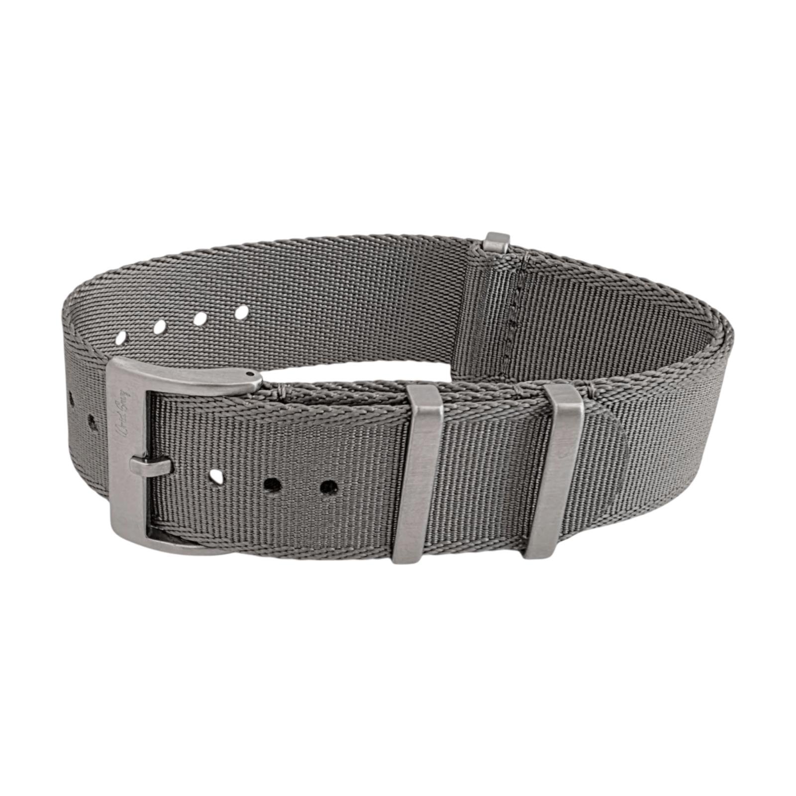Sovereign Luxury Nylon Watch Strap Military 18mm 20mm 22mm Silver Grey - Wrist Envy