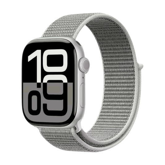 Sport Loop Nylon Watch Strap For Apple Watch Grey - Wrist Envy