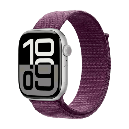 Sport Loop Nylon Watch Strap For Apple Watch Plum - Wrist Envy