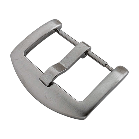 Stainless Steel Brushed Tang Buckle Curved 18mm 20mm 22mm Sports Style - Wrist Envy
