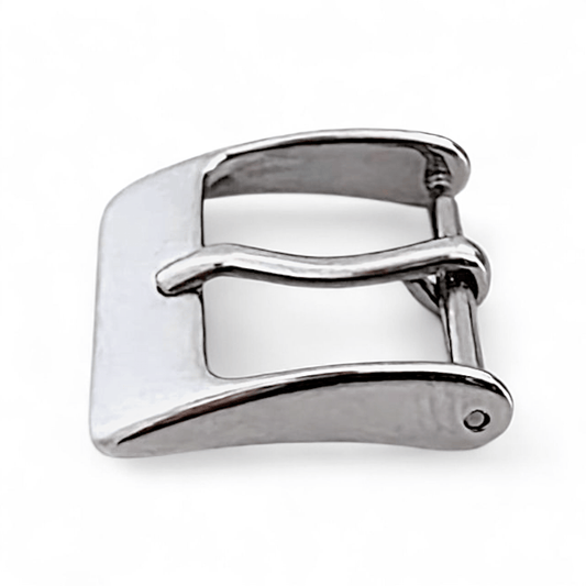 Stainless Steel Polished Tang Buckle 18mm 20mm Dress Style - Wrist Envy