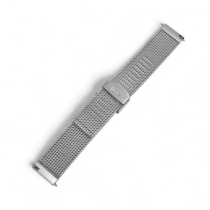 Tight Weave Mesh Watch Bracelet 316L Stainless Steel 20mm 22mm - Wrist Envy