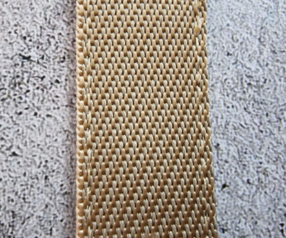 Two Piece Watch Strap Band Canvas 22mm Beige Khaki - Wrist Envy