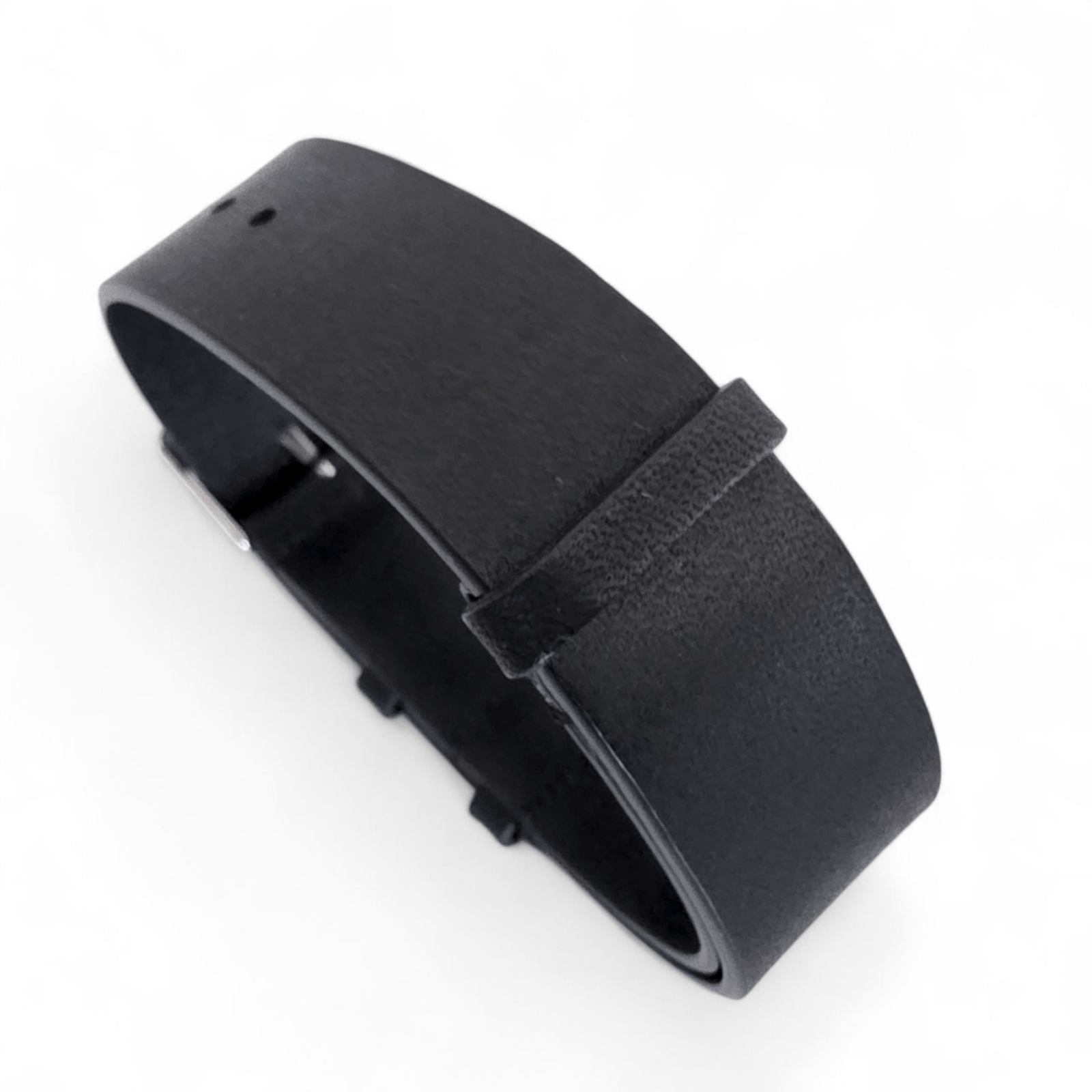 Vanguard Horween Leather Military Watch Strap 20mm 22mm Black - Wrist Envy