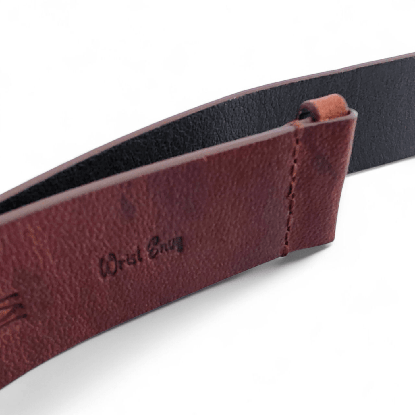 Vanguard Horween Leather Military Watch Strap 20mm 22mm Dark Brown - Wrist Envy