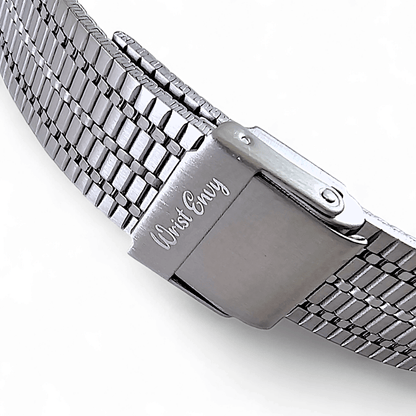 Vintage Retro Mesh Bracelet 316L Stainless Steel 18mm 20mm 22mm - Wrist Envy