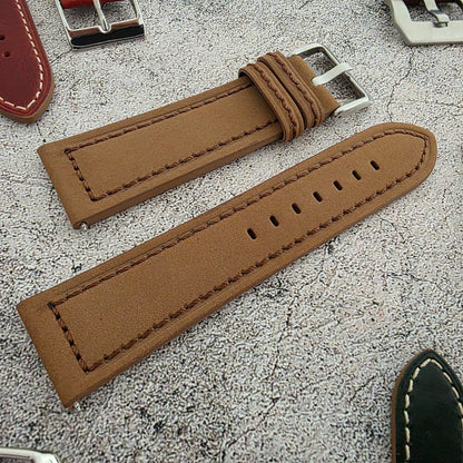 Watch Straps Job Lot Of 11 Premium Leather Luxury Bands 24mm RRP £160 Two Piece - Wrist Envy