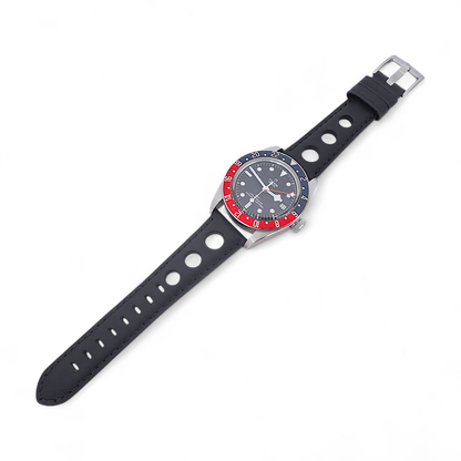 Wrist Envy Horween Leather Rally Racing Watch Strap Band Quick Release 20m 22mm - Wrist Envy