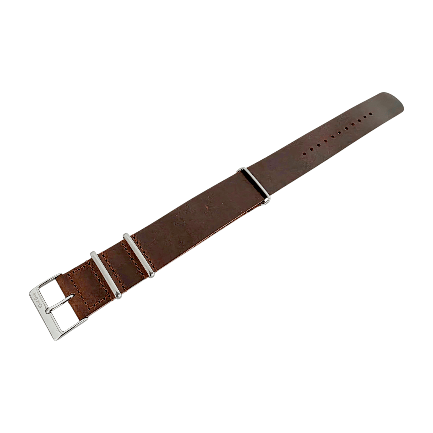 Wrist Envy Italian Leather Watch Strap Band Military MOD 20 22 mm One Piece UK - Wrist Envy