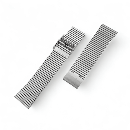 Wrist Envy Retro Metal Watch Bracelet 316L Stainless Steel Strap 18 20 22 mm UK - Wrist Envy