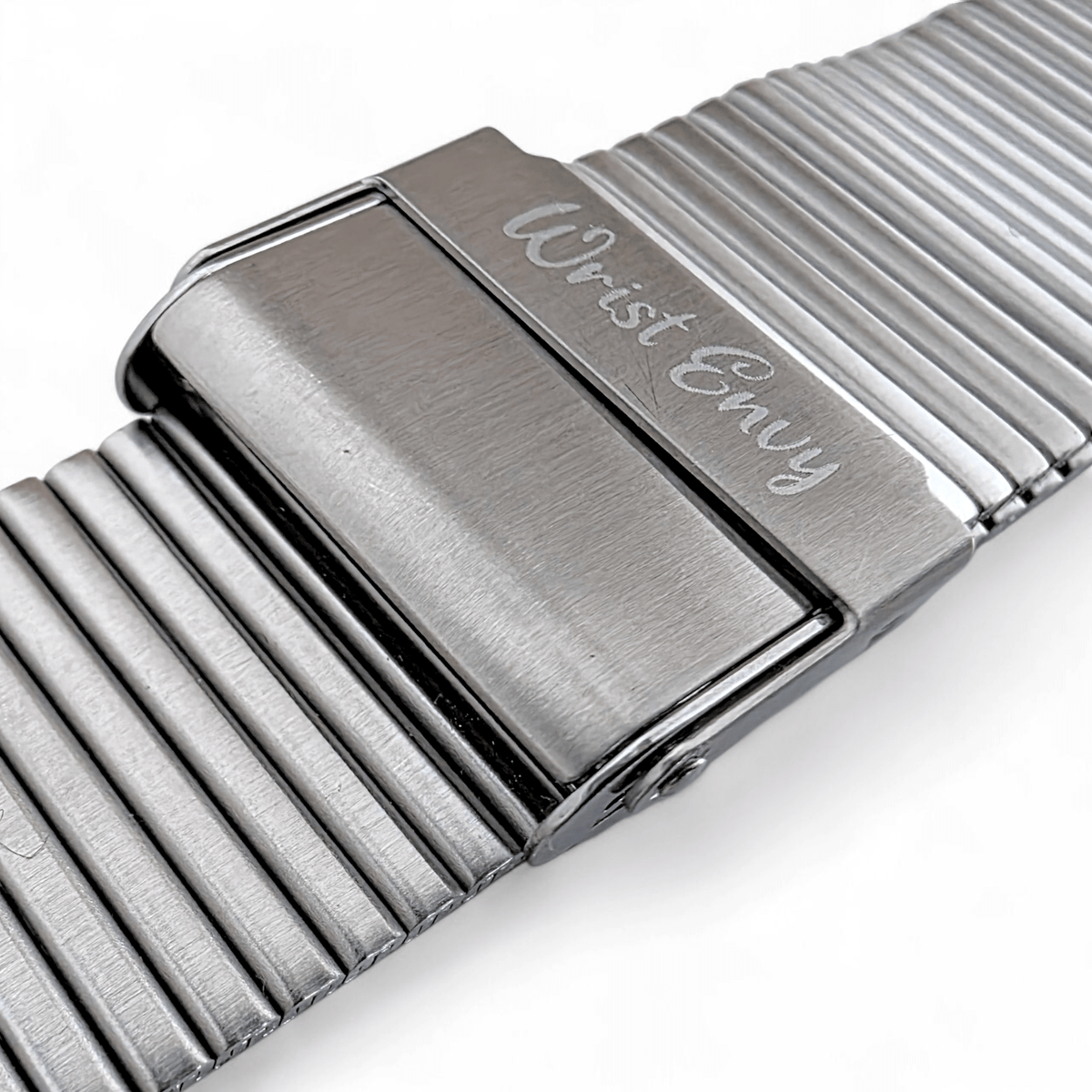 Wrist Envy Retro Metal Watch Bracelet 316L Stainless Steel Strap 18 20 22 mm UK - Wrist Envy