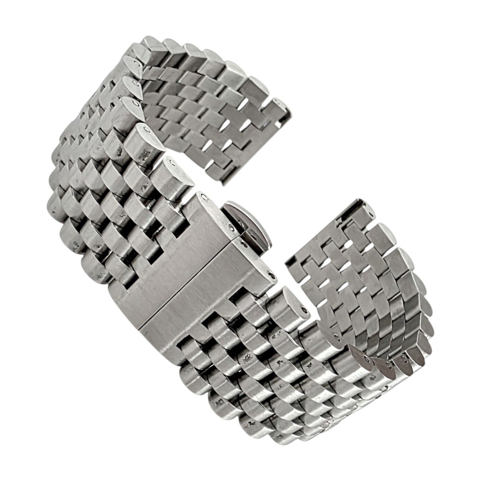 Wrist Envy Solid 316L Stainless Steel Watch Strap Band Bracelet 20mm 22mm Mens - Wrist Envy