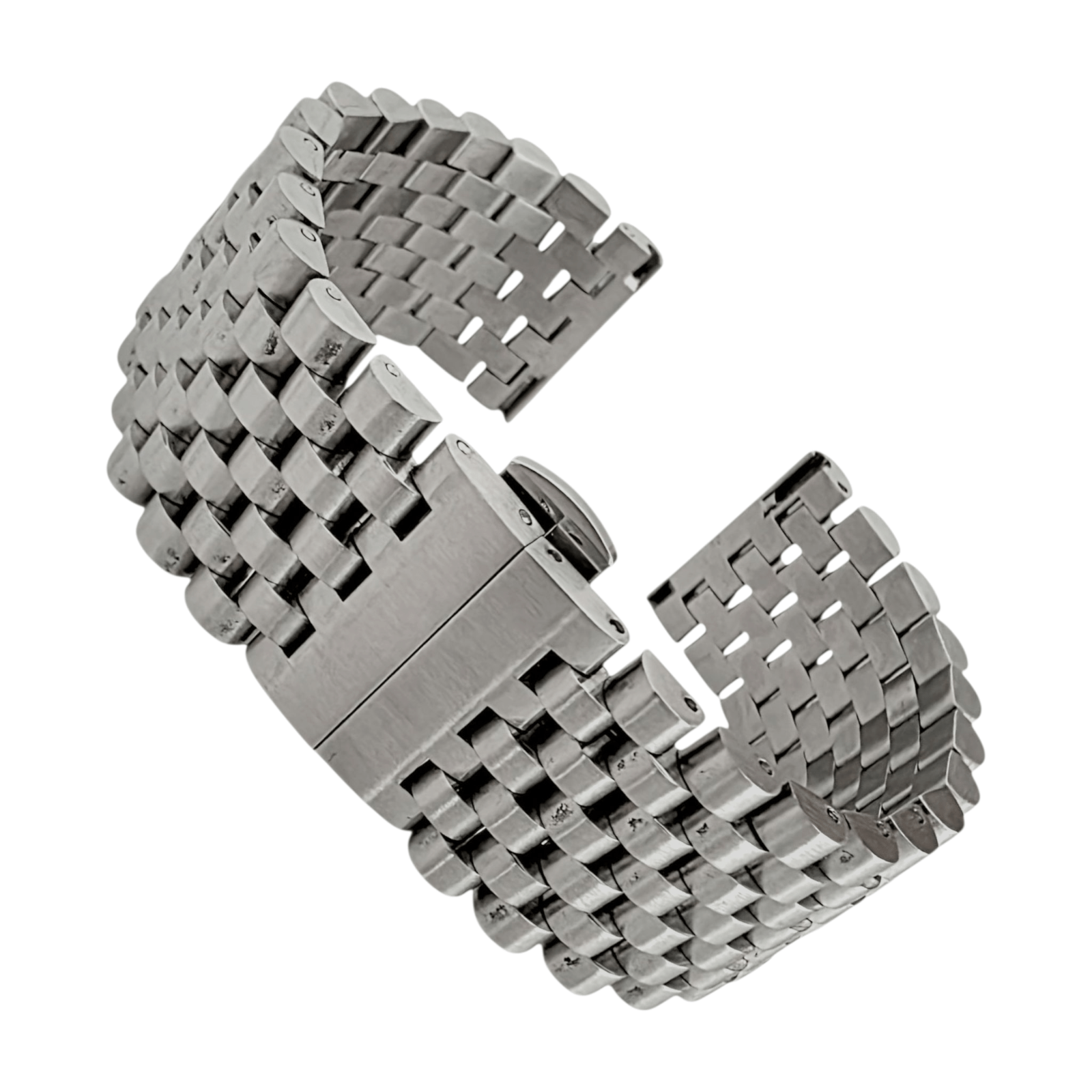 Wrist Envy Solid 316L Stainless Steel Watch Strap Band Bracelet 20mm 22mm Mens - Wrist Envy