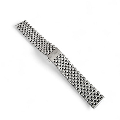 Wrist Envy Solid 316L Stainless Steel Watch Strap Band Bracelet 20mm 22mm Mens - Wrist Envy