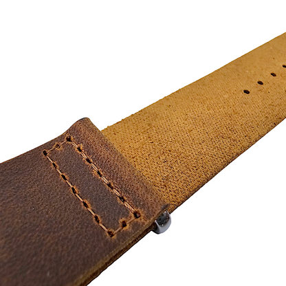 Italian Vintage Leather NATO G10 Military Watch Strap Band 18mm 20mm 21mm 22mm